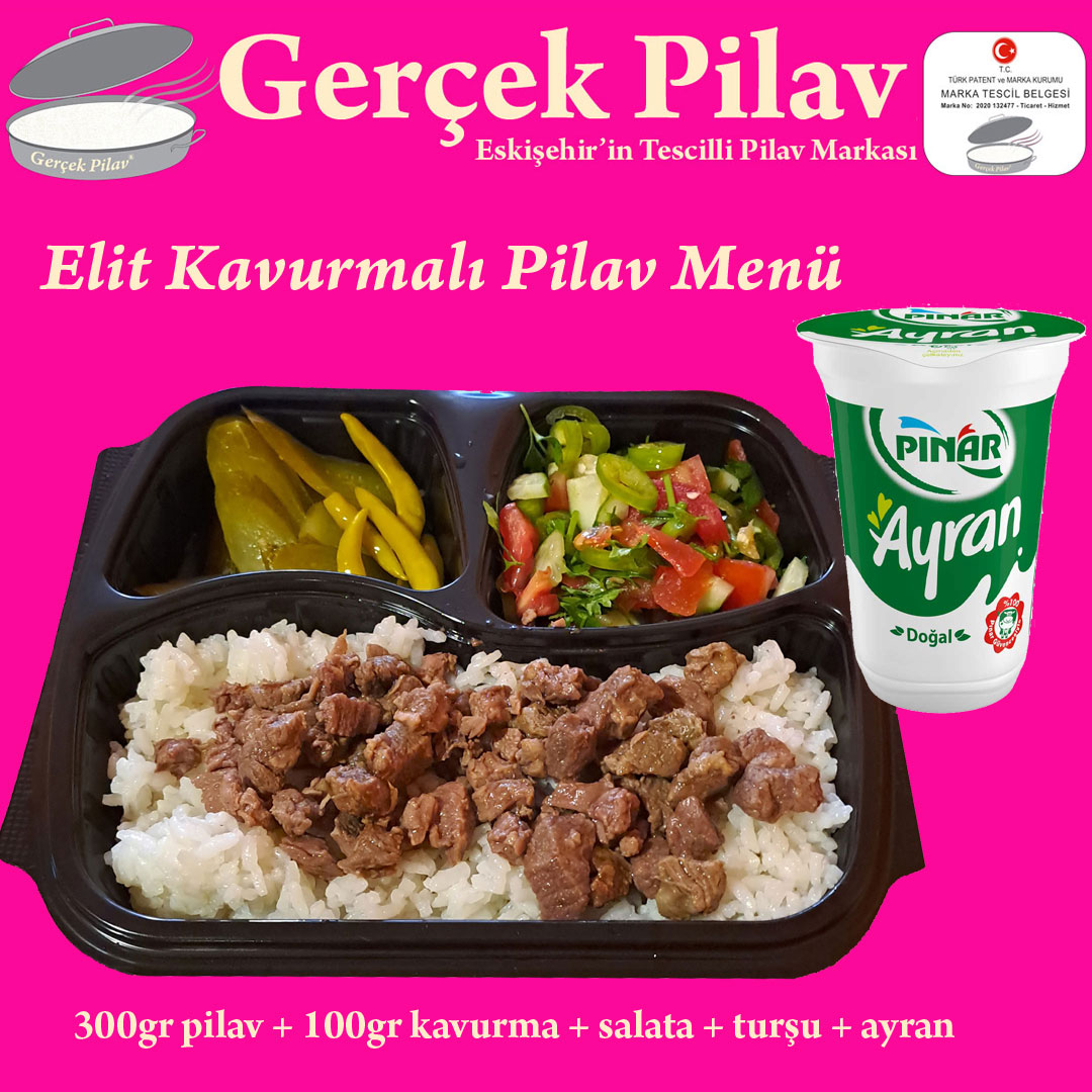 Elit Kavurmalı Pilav Menü